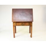 An early George III mahogany architect's table