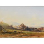 Anthony Vandyke Copley Fielding RWS ( British 1787-1855) Near Cissbury Hill