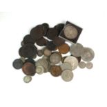A collection of British and Foreign silver, cupro-nickel, copper and bronze coinage
