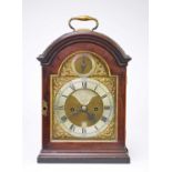 An 18th century inlaid mahogany bracket clock by Edward Foster, London