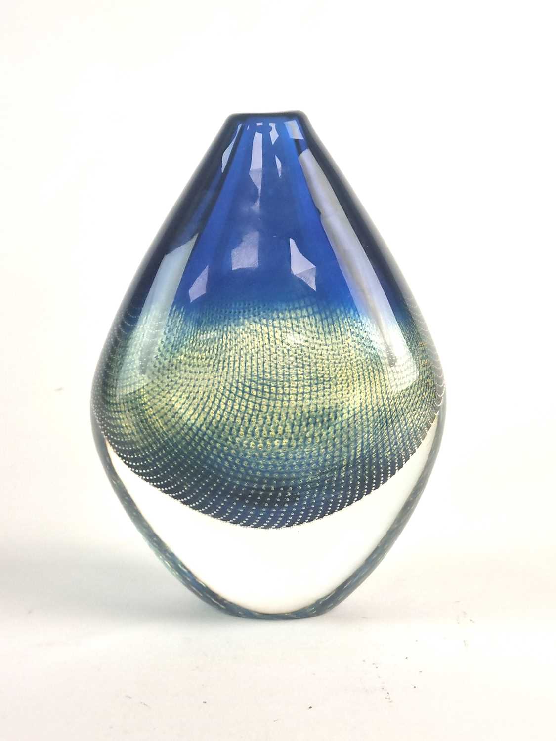 Kraka glass vase designed by Sven Palmqvist for Orrefors, designed in 1955