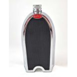 A Bugatti radiator-form decanter, by Ruddspeed Ltd.