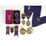 A large collection of Masonic Regalia