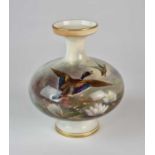 A Royal Worcester vase by James Stinton