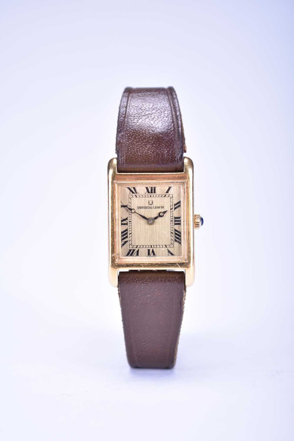 Universal Geneve: A Lady's 18ct gold wristwatch