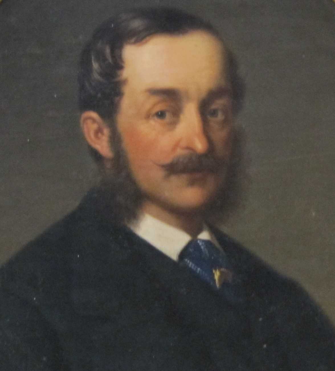 Continental School Circa. 1870. Portrait of a Gentleman