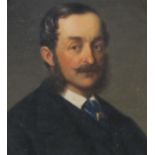 Continental School Circa. 1870. Portrait of a Gentleman