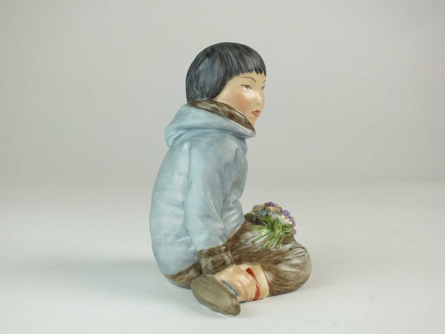 Royal Copenhagen model of Greenland Boy designed by Carl Martin-Hansen - Image 4 of 6