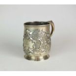 A George III silver mug