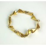 An 18ct gold Georg Jensen 'Butterfly' bracelet