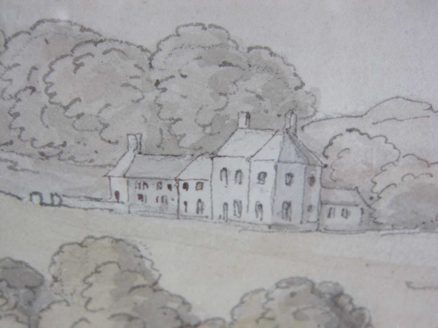 Thomas Rowlandson (British 1756-1827), Trenant, House of Sir E. Buller, watercolour - Image 4 of 6