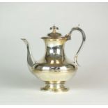 A William IV silver coffee pot