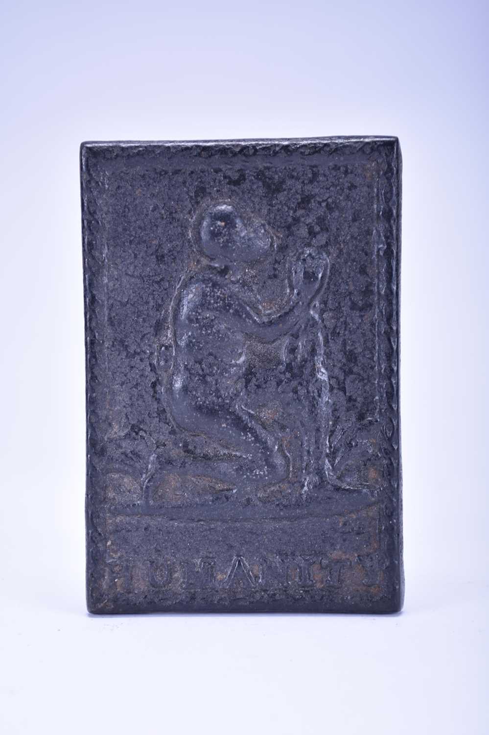 An early 19th century Darby of Coalbrookdale cast iron Anti-Slavery box and cover - Image 2 of 9
