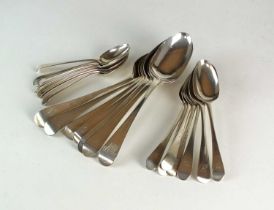 A collection of silver spoons