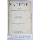 (DARWIN, CHARLES) Nature; A weekly Illustrated Journal of Science