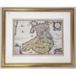 Lloyd, Humphrey, Map of Cambriae (Wales),