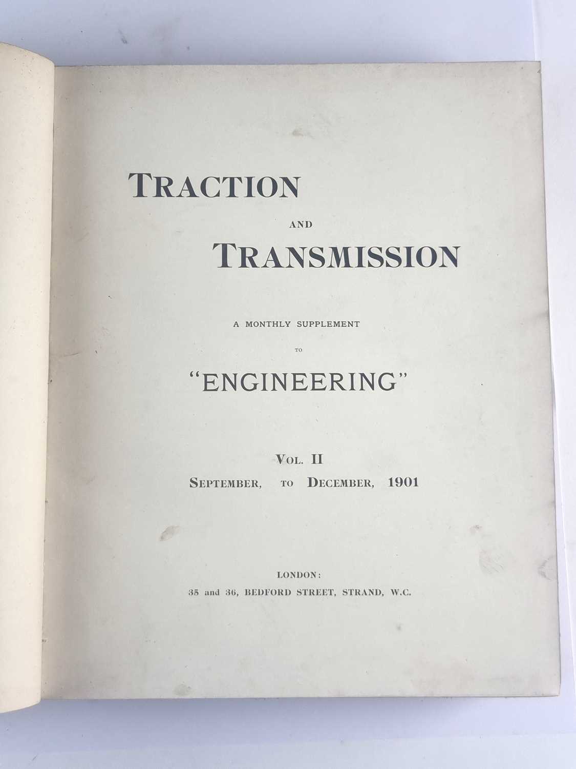 TRACTION AND TRANSMISSION. A monthly supplement to 'Engineering'. - Image 2 of 4