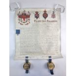 GRANT OF ARMS to Samuel Addison of Wednesbury