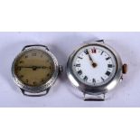 TWO VINTAGE WATCHES. Largest 3.3cm (incl crown) (2)