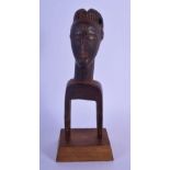 A VINTAGE AFRICAN TRIBAL PULLEY. 20 cm high.