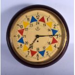 A CONTEMPORARY RAF FUSSEE WALL CLOCK. 36 cm wide.