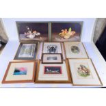 A collection of framed prints (9)
