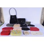A collection of vintage handbags including Leiber, Josef etc (Qty).