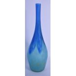 A DAUM NANCY FRENCH ART GLASS VASE. 29 cm high.