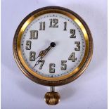 A NICKEL PLATED GOLIATH POCKET WATCH. 6.5cm diameter, weight 165g