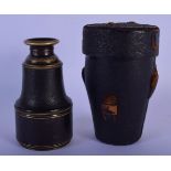 AN ANTIQUE ELLIOT BROTHERS OF LONDON EXTENDING MONOCULAR. 13 cm high.