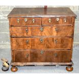 A George II 5 drawer Chest . 92 x 95 x 58.