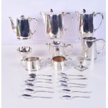 A plated ex military coffee set 16cm (21)