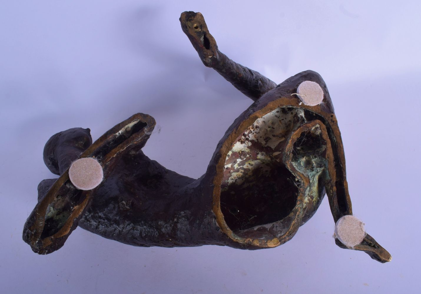 Pavlina Pavlides (Born 1920) Greek Bronze, Reclining Nude, signed and dated 59. 30 cm x 22 cm. Note: - Image 5 of 5