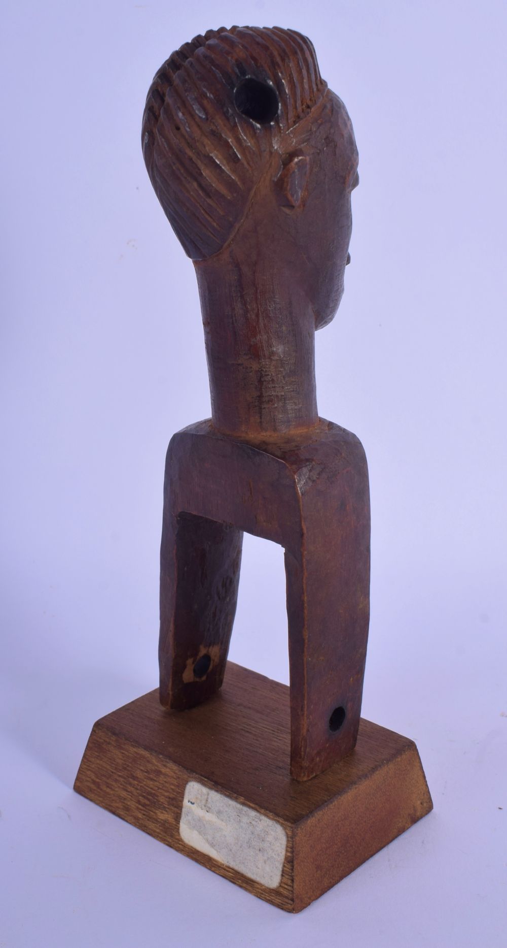 A VINTAGE AFRICAN TRIBAL PULLEY. 20 cm high. - Image 3 of 3