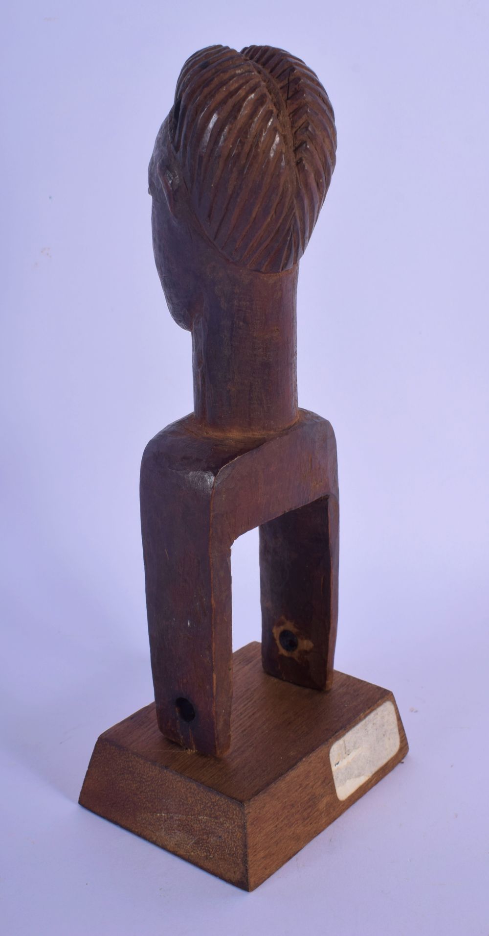 A VINTAGE AFRICAN TRIBAL PULLEY. 20 cm high. - Image 2 of 3