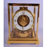 A JAEGER LE COULTRE ALMOS CLOCK with paperwork. 23 cm x 14 cm.