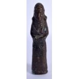 AN EARLY LEAD CHESS PIECE. Height 9cm , weight 56.9g