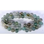 A set of antiquity glass beads possibly ship wreck cargo74 cm (267g)