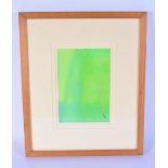 Sharon Gee Framed watercolour entitled " retrospect " 24 x 16 cm