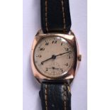 A LADIES 9CT GOLD WRISTWATCH. Hallmarked Chester, Dial 3cm (incl crown), weight 23.5g