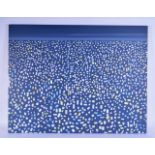 Sharon Gee unframed acrylic on canvas entitled " Mosaic of lights " 72 x 92 cm.