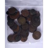 A COLLECTION OF OLD COINS. Weight 249g (qty)