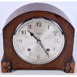 A early/mid century Wooden Garrards Clocks Ltd mantle clock 21 x 24 cm