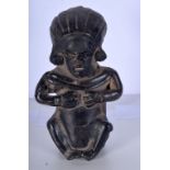 A South American antiquity pottery figure 15 x 9 cm.