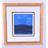 Sharon Gee Framed watercolour entitled " ocean deep " 22 x 19 cm