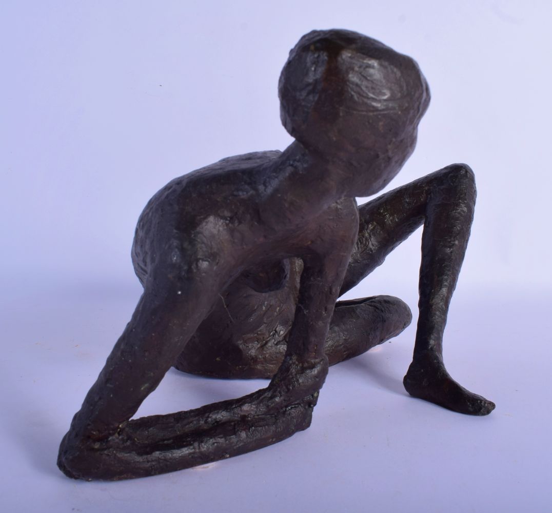 Pavlina Pavlides (Born 1920) Greek Bronze, Reclining Nude, signed and dated 59. 30 cm x 22 cm. Note: - Image 4 of 5