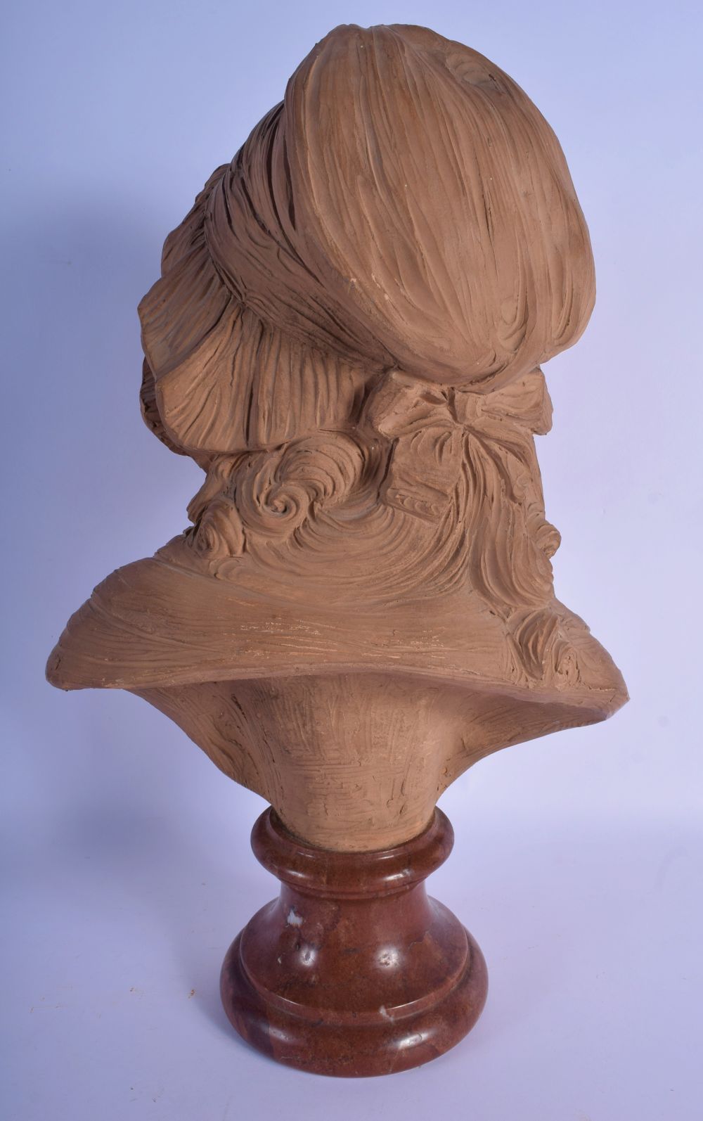 French School (Late 19th Century) Terracotta, Pretty Girl. 46 cm x 20 cm. - Image 2 of 4