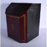 A LARGE VINTAGE TIN COFFEE BOX. 48 cm x 38 cm.