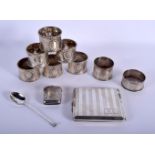 ASSORTED SILVER WARE. 300 grams. (qty)