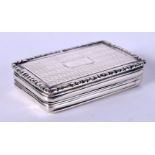 AN ANTIQUE SILVER VINIAGRETTE. Birmingham 1832. 15 grams. 3.75 cm x 2.5 cm.